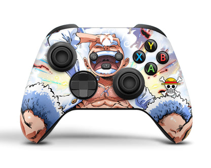 Anime Town Creations Xbox Series X One Piece Luffy Gear 5 Awakening Xbox Series X Skins - Anime One Piece Xbox Series X & S Skin