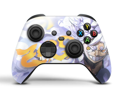 Anime Town Creations Xbox Series X One Piece Luffy Gear 5 White Xbox Series X Skins - Anime One Piece Xbox Series X & S Skin