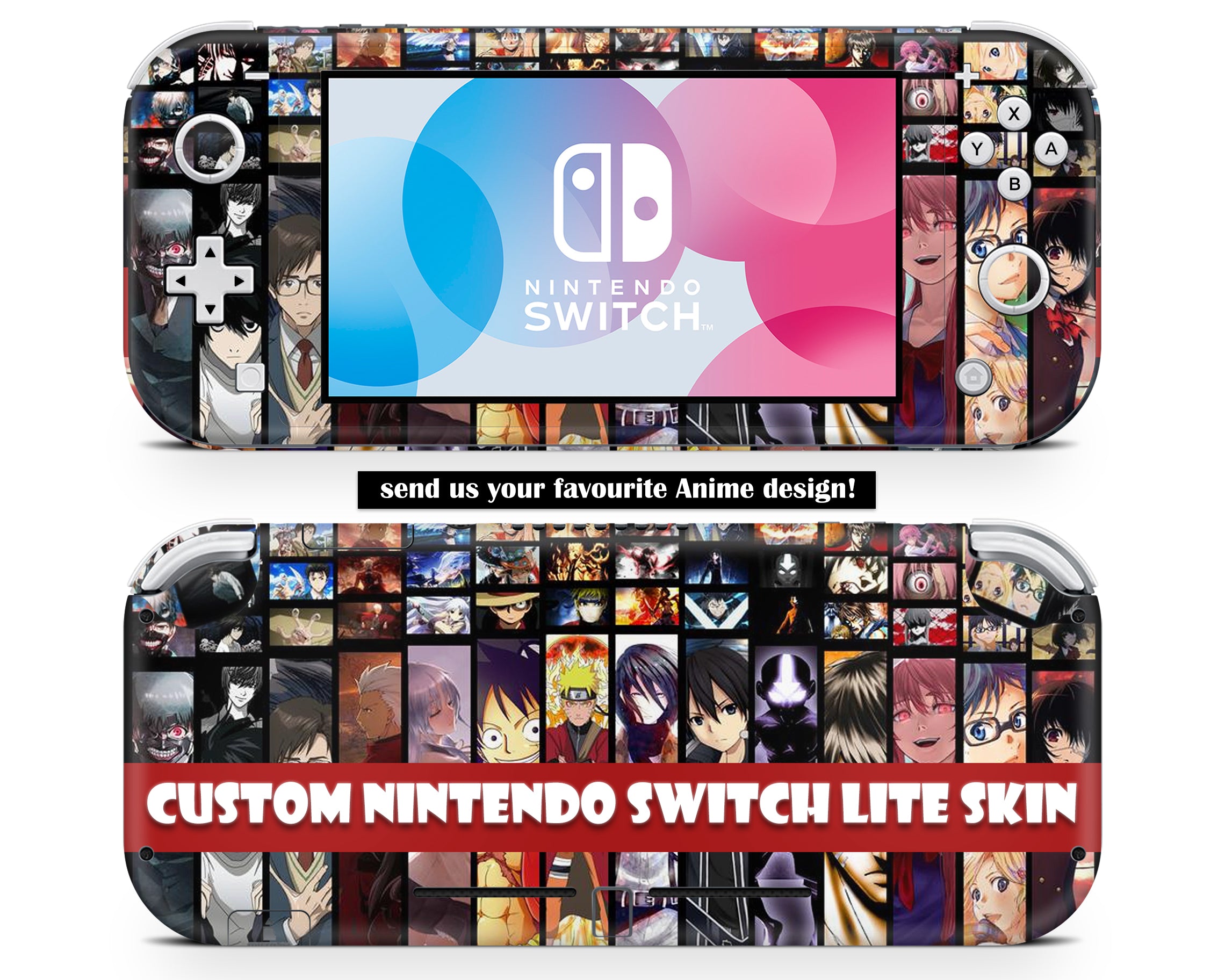 Nintendo switch deals lite skins anime