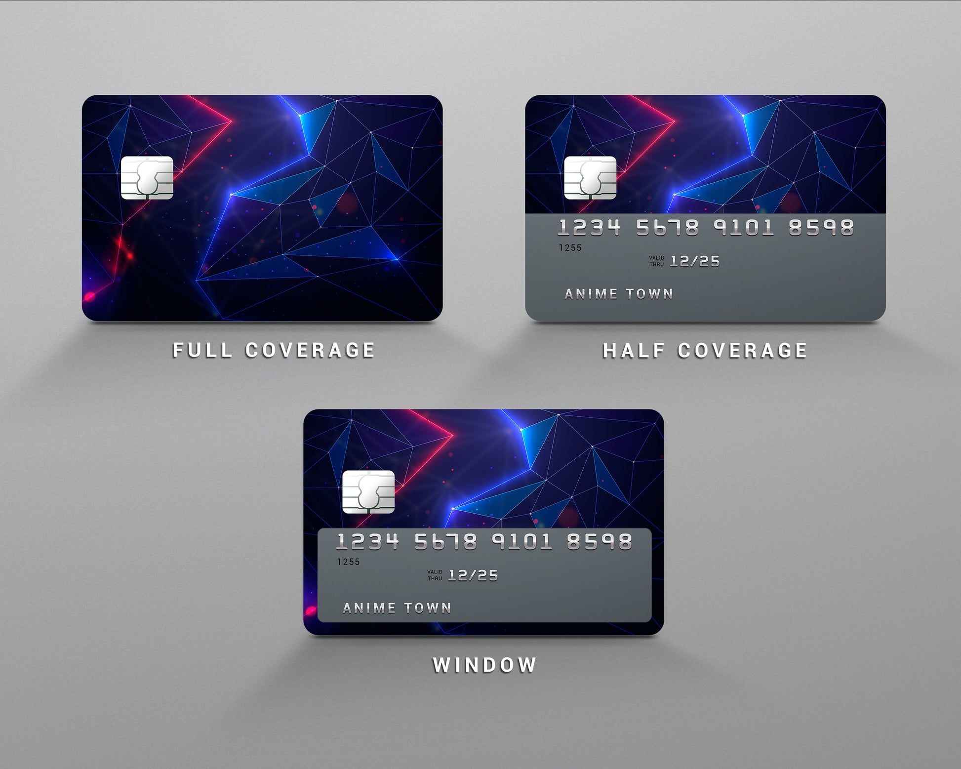 Holographic UNO Debit/Credit Card Sticker Skin/Cover (4)