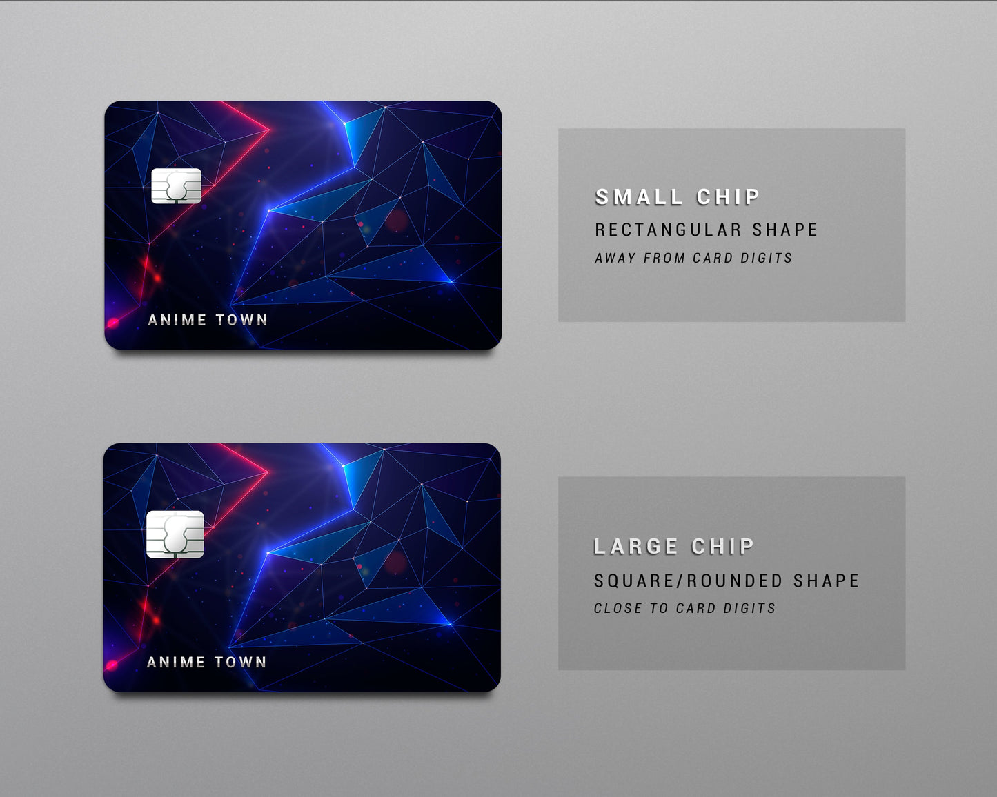 Anime Town Creations Credit Card Uno Reverse Blue Window Skins - Anime Quote Credit Card Skin