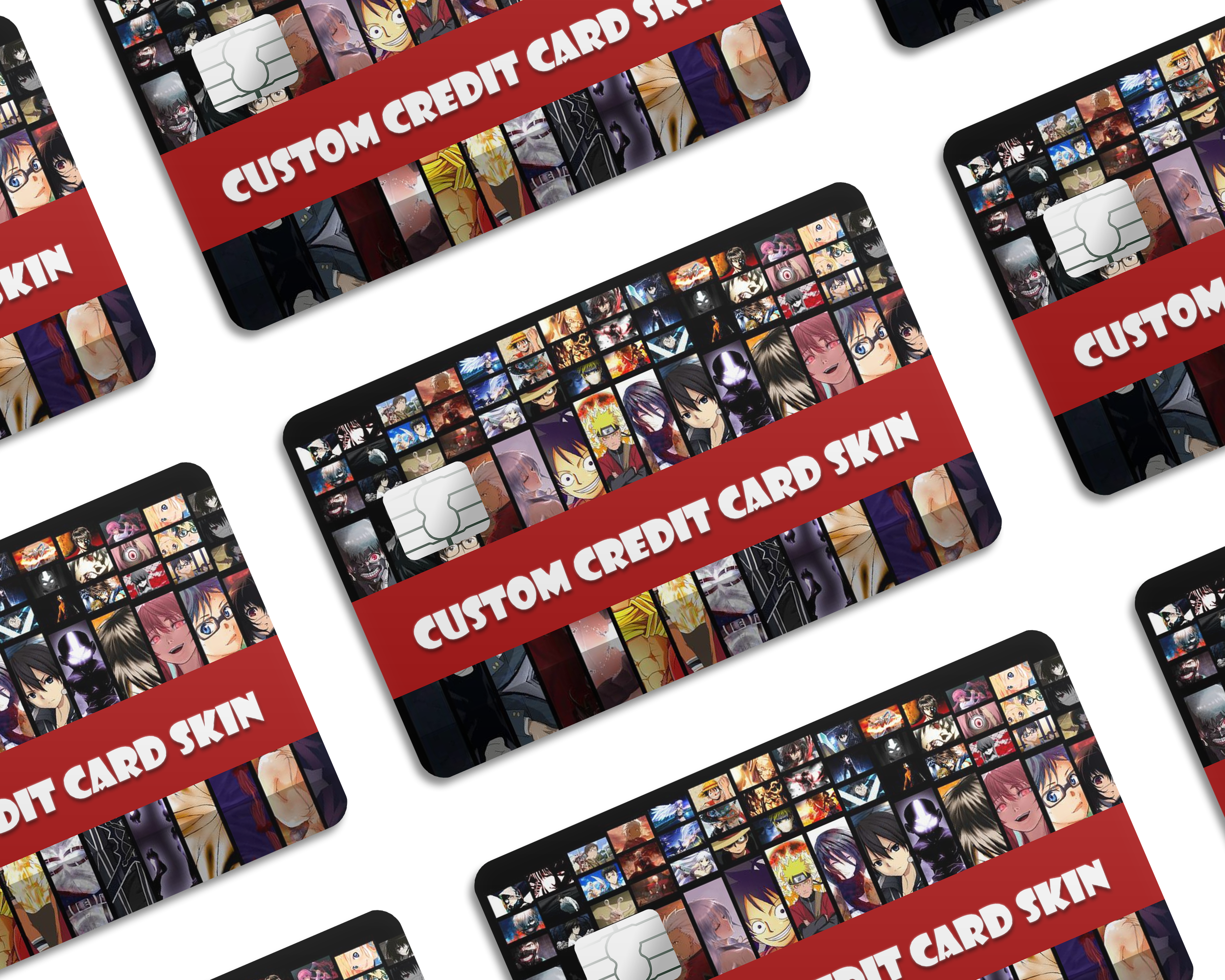 Naruto Nine-Tail Credit Card Credit Card Skin – Anime Town Creations