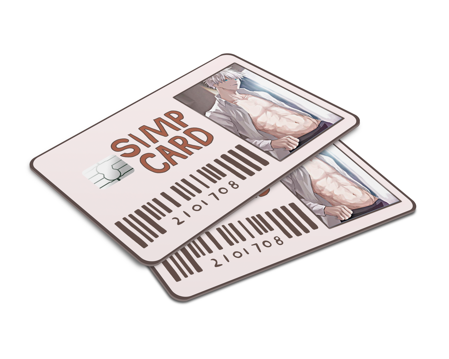 Simp Card - Send in a character! Credit Card Skin