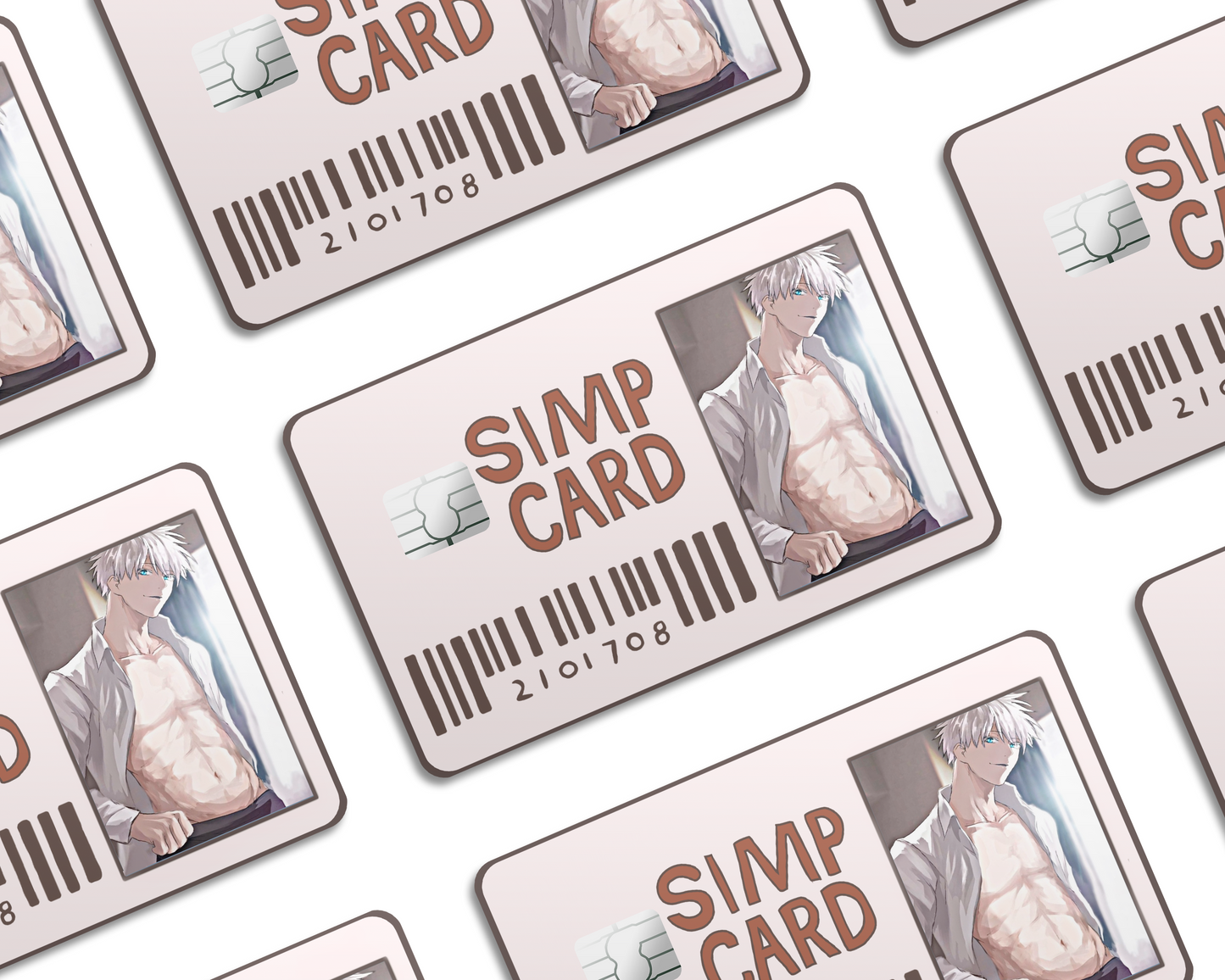 Simp Card - Send in a character! Credit Card Skin