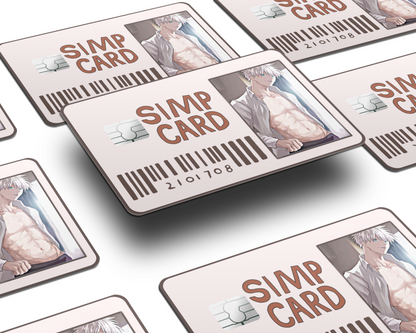 Simp Card - Send in a character! Credit Card Skin